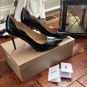 Black Patent Leather Women's Heels